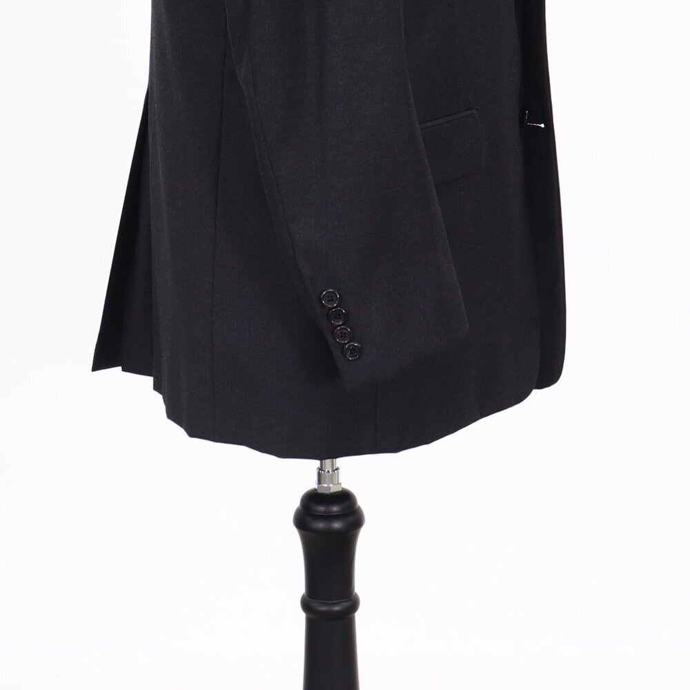 Hickey Freeman 41s Gray Solid 2-Button Sport Coat… - image 6